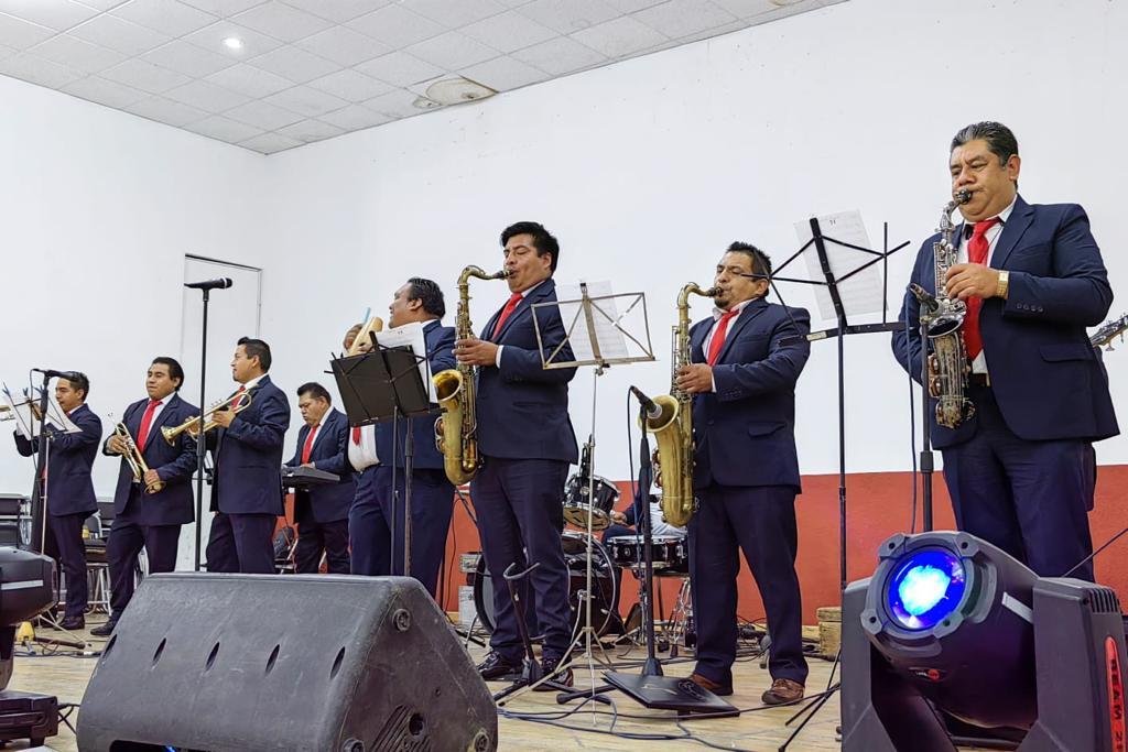 Se presenta con éxito la Orquesta Danzonera del gobierno del estado en la Feria Huamantla 2022